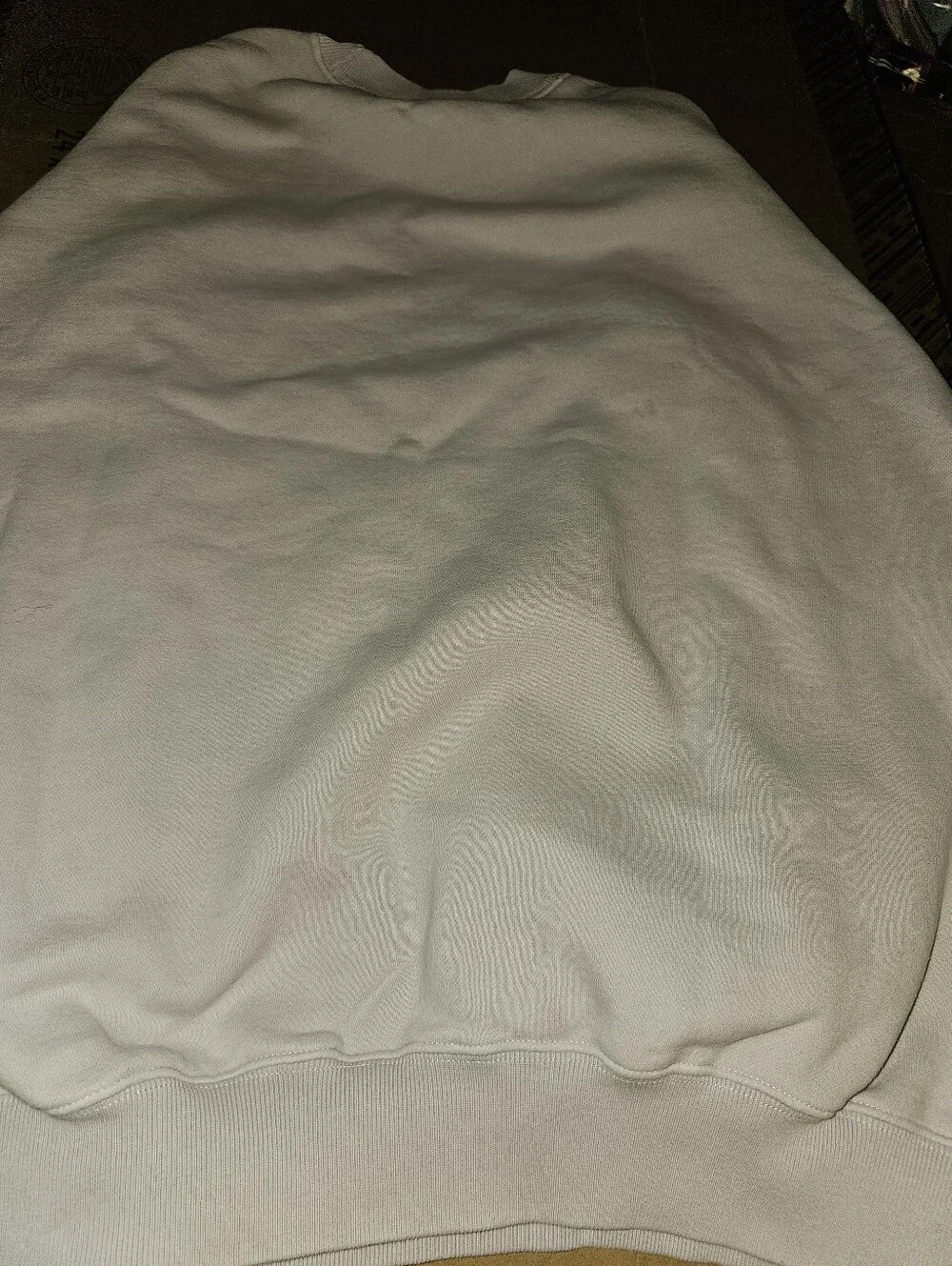 Abercrombie & Fitch Men's Cream Crewneck Pullover M